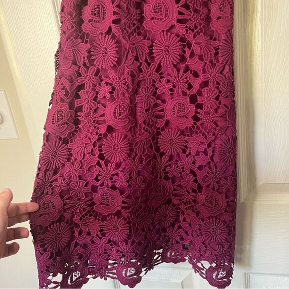 Lulus Women's Love Poem Lace Halter Mini Cocktail Dress- Size Small - Picture 6 of 7